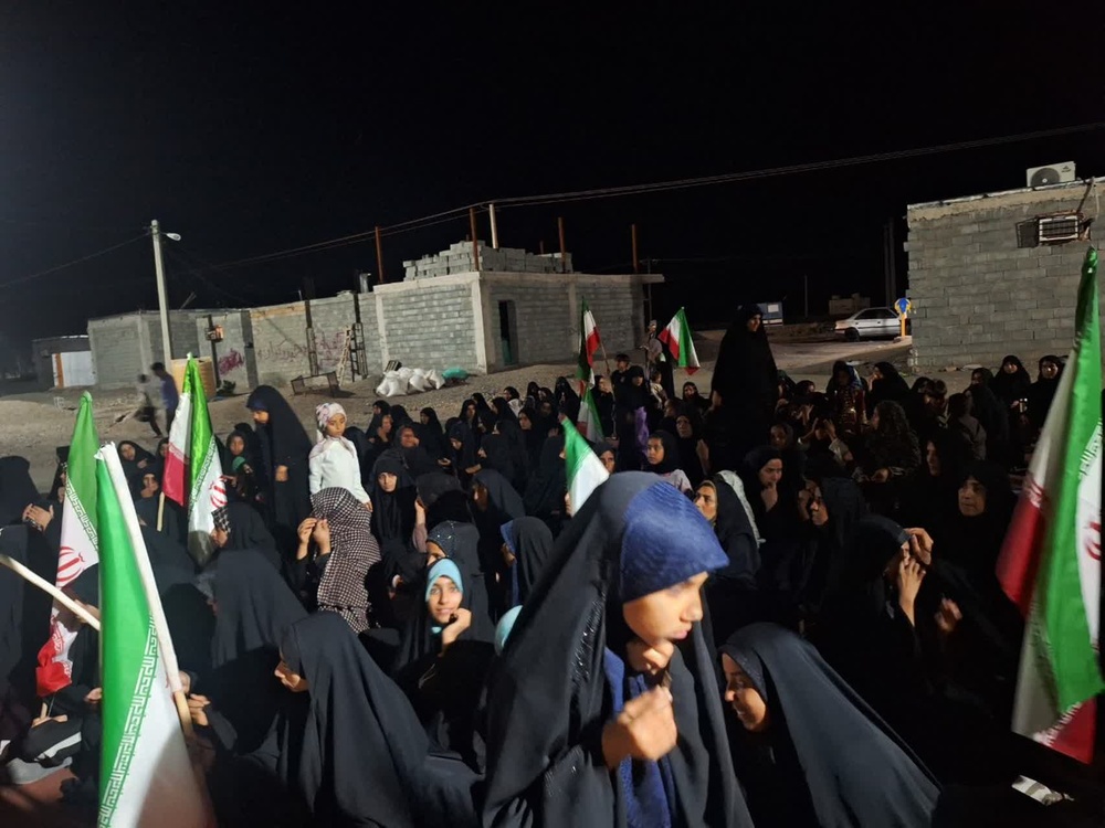 مراسم اربعین رهبر شهید مدرسه علمیه کوثر قلعه گنج