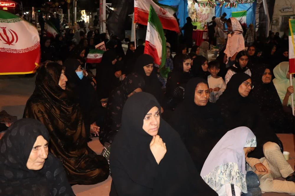 مراسم اربعین رهبر شهید مدرسه علمیه کوثر قلعه گنج