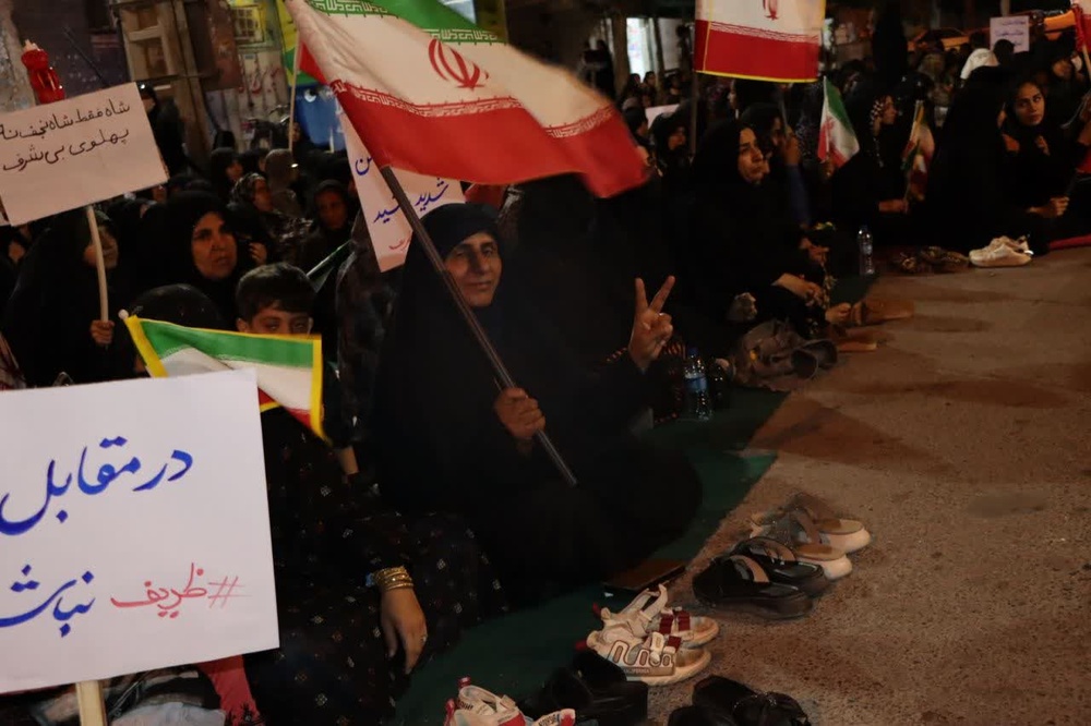 مراسم اربعین رهبر شهید مدرسه علمیه کوثر قلعه گنج