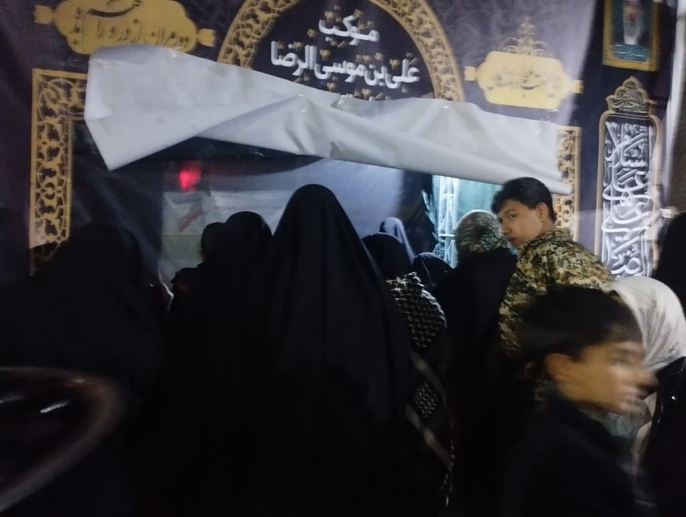 مراسم اربعین رهبر شهید مدرسه علمیه فاطمیه بردسیر