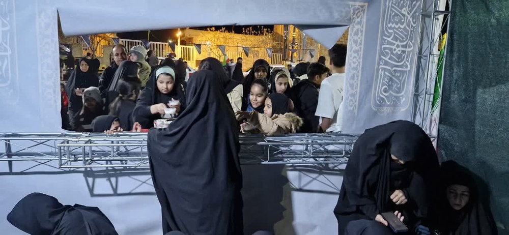 مراسم اربعین رهبر شهید مدرسه علمیه فاطمیه بردسیر