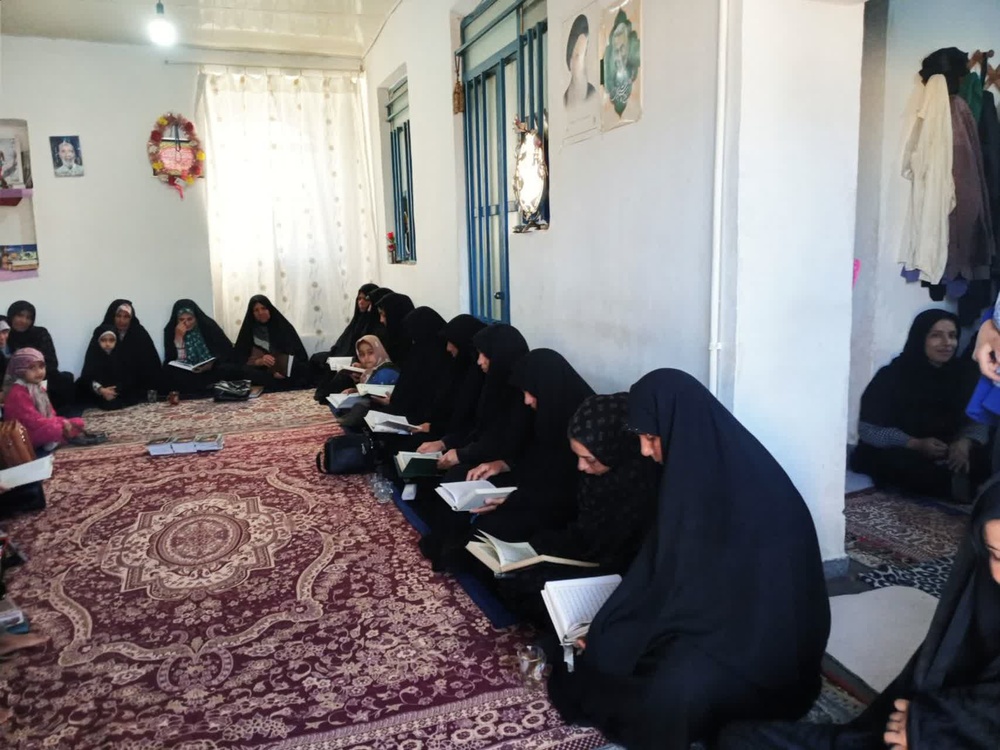 مراسم اربعین رهبر شهید مدرسه علمیه الزهرا (س) شهداد