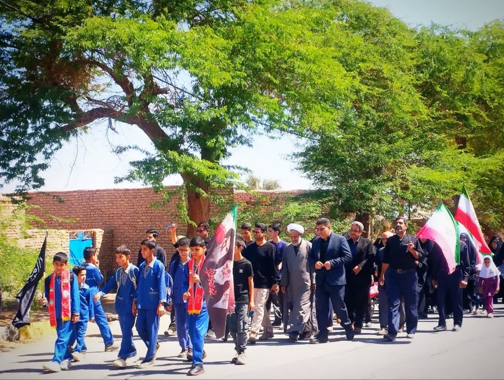 مراسم اربعین رهبر شهید مدرسه علمیه الزهرا (س) شهداد