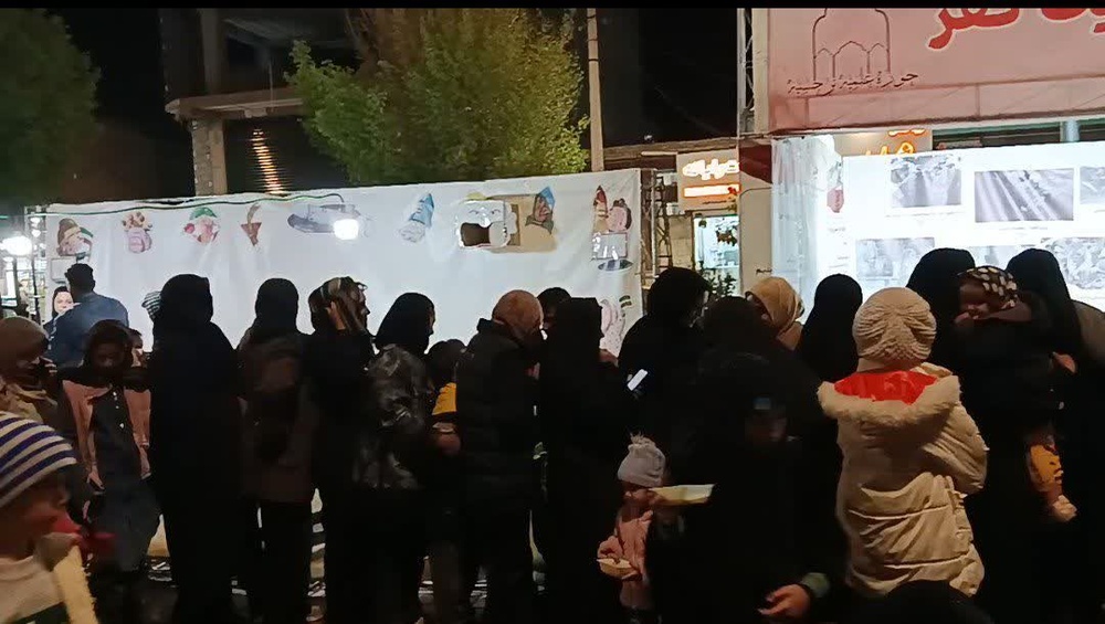 مراسم اربعین رهبر شهید مدرسه علمیه نرجسیه سیرجان