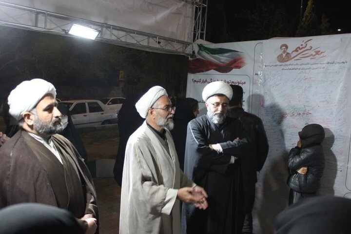 بازدید مسئول بازدید مواکب مرکز مدیریت حوزه علمیه خواهران