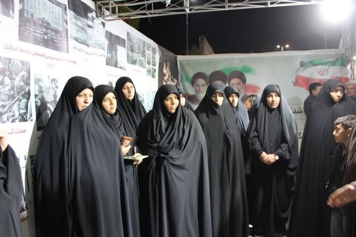 بازدید مسئول بازدید مواکب مرکز مدیریت حوزه علمیه خواهران