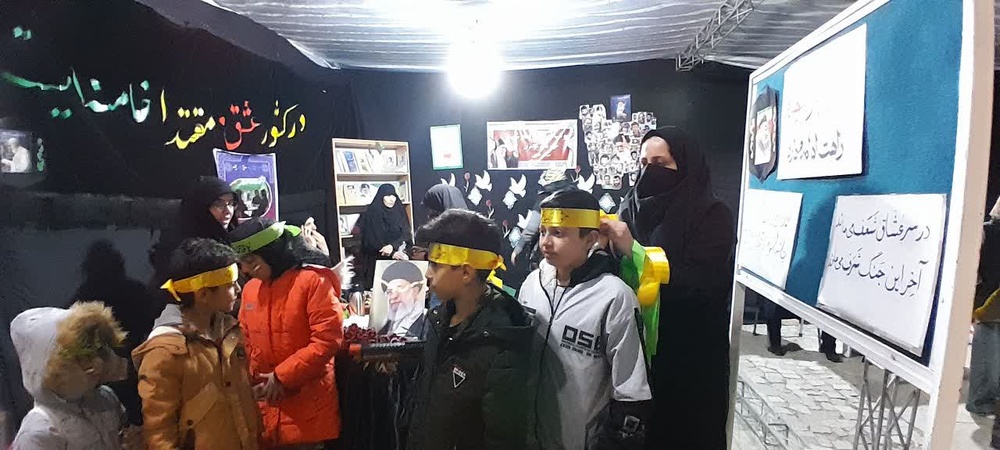 اهدای سربند به نونهالان 