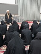 جلسه مدیر حوزه‌های علمیه خواهران کردستان با خادمین موکب ایران قوی بیجار سربلند؛ تاکید بر اقتدار ملی و بصیرت مردمی