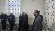 تصاویر/ حضور مدیر حوزه علمیه خواهران یزد بر مزار اولین شهید روستای رحیم آباد گاریزات