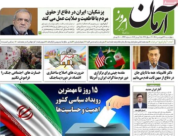 صفحه اول روزنامه‌های چهارشنبه ۲۶ فروردین‌ماه ۱۴۰۵