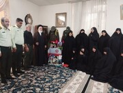 تصاویر/ دیدار با خانواده شهید کوزه ای از شهدای جنگ رمضان در شهداد