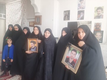 تجدید میثاق با آرمان‌های شهدای جبهه مقاومت و ادای احترام به مقام شهید «رضا حسینی»