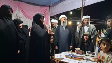تصاویر/ بازدید مدیر حوزه های علمیه خواهران از موکب خواهران طلبه در کنگان