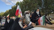 تصاویر/ رزمایش خودرویی بانوان و طلاب جانفدا شهرستان ریگان