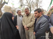 بازدید امام جمعه بیجار و مدیرکل آموزش و پرورش کردستان از موکب ایران قوی بیجار سربلند