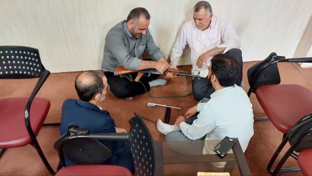 برگزاری دوره فشرده آموزش فنون نظامی ویژه کادر ستادی حوزه علمیه خواهران استان یزد