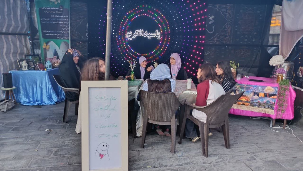 برپایی موکب مدرسه علمیه حضرت عبدالعظیم حسنی در برنامه امام رضاییها