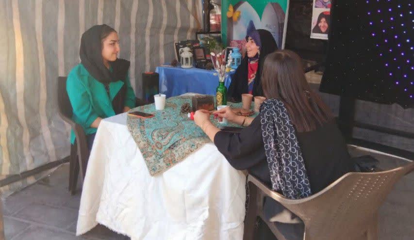 برپایی موکب مدرسه علمیه حضرت عبدالعظیم حسنی در برنامه امام رضایی‌ها