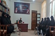 دیدار کادر و اساتید مدرسه علمیه ثامن‌الحجج(ع) پارس‌آباد با امام جمعه شهرستان