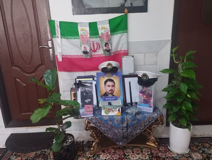 دیدار با خانواده شهید ناو دنا شهیدجهانشاهی‌نسب