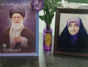 دیدار کادر و طلاب مدرسه علمیه تخصصی رفیعه المصطفی (ص) با خانواده شهیده زهرا طالقانی زاده 