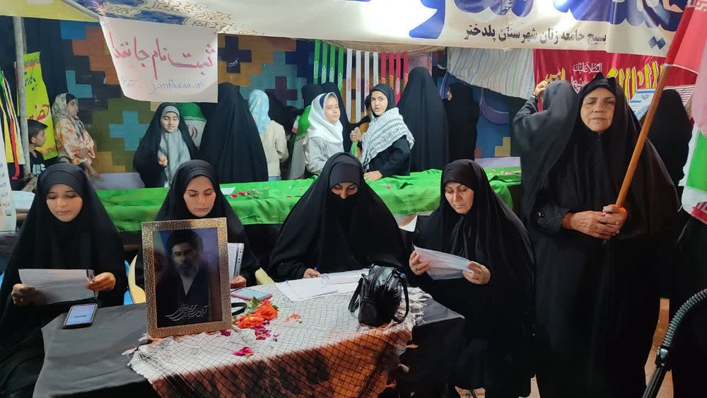 فعالیت‌های طلاب لرستانی در دهه هفتم جنگ تحمیلی سوم در مواکب و محافل سراسر استان 