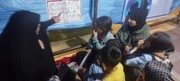 قصه‌گویی برای دانش‌آموزان شهرستان پاکدشت توسط بانوان طلبه