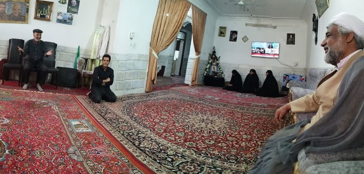 دیدار گروه تفقد مدیریت حوزه های علمیه خواهران استان سیستان و بلوچستان، با خانواده شهید والا مقام حمیدرضا نمرودی 