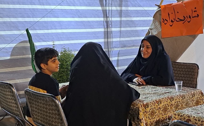 ارائه خدمات روان‌شناختی رایگان  با حضور طلاب مشاور یزدی