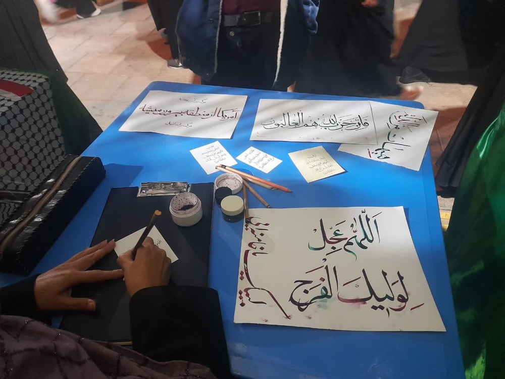 فعالیت‌های طلاب خواهر شهرستان ازنا در هفته دوازدهم جنگ تحمیلی سوم