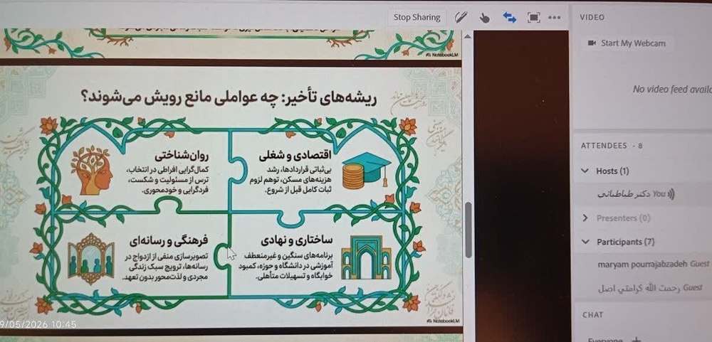 بحران خاموش جمعیت/فعالیت‌های حوزه علمیه خواهران استان هرمزگان در هفته جمعیت