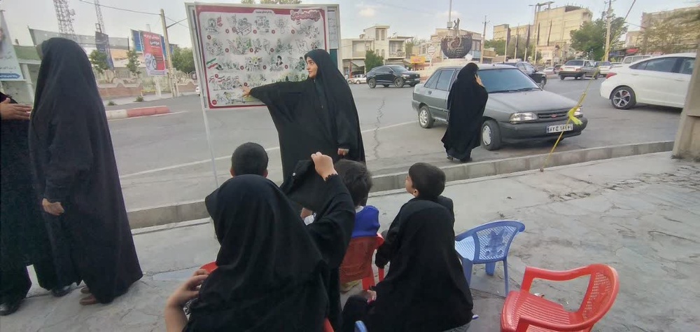 فعالیت‌های طلاب خواهر شهرستان الیگودرز در هفته دوازدهم جنگ تحمیلی سوم
