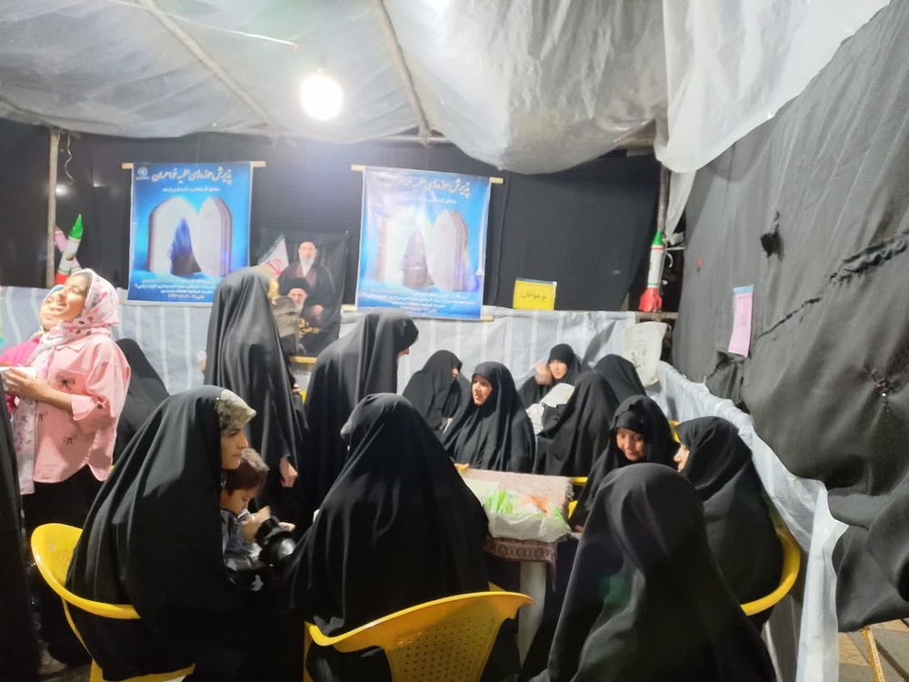 فعالیت‌های طلاب خواهر شهرستان بروجرد در هفته دوازدهم جنگ تحمیلی سوم