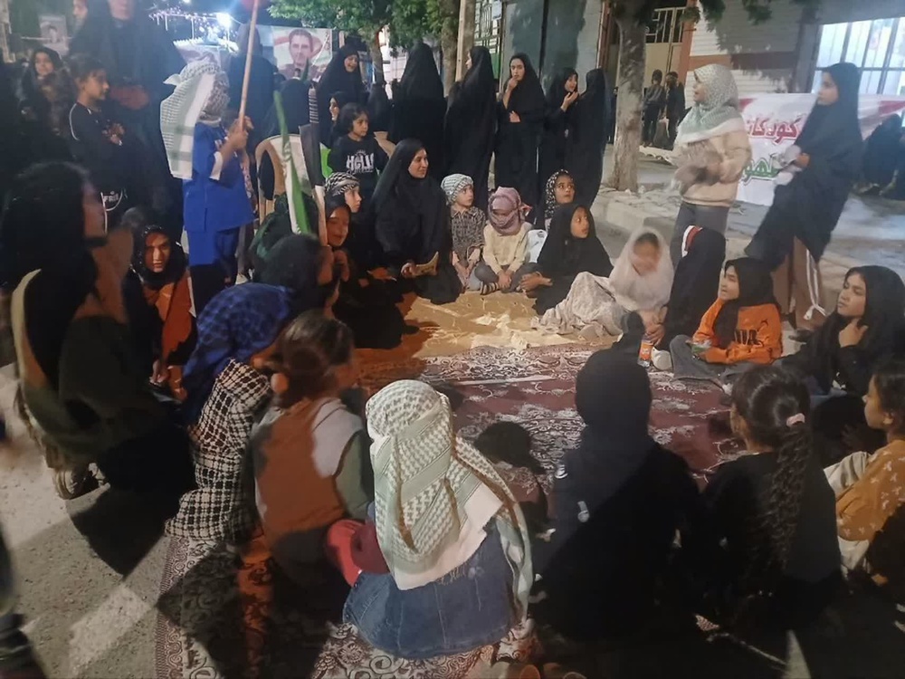 فعالیت‌های طلاب خواهر شهرستان پلدختر در هفته دوازدهم جنگ تحمیلی سوم