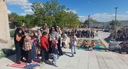 تصاویر/تداوم فعالیت‌های فرهنگی و تبلیغی مدارس علمیه خواهران کردستان در موکب‌ها و تجمعات شبانه