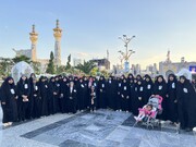 سفری به‌مشهد با بوی شهیدان مدرسه شجره طیبه میناب