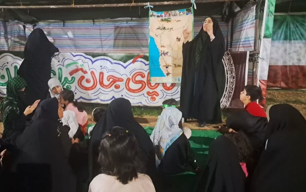 فعالیت‌های طلاب خواهر حوزه زینبیه شهرستان خرم‌آباد در هفته چهاردهم جنگ تحمیلی سوم