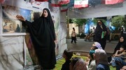 روایتگری زندگی رهبر شهید توسط طلاب ساوجی