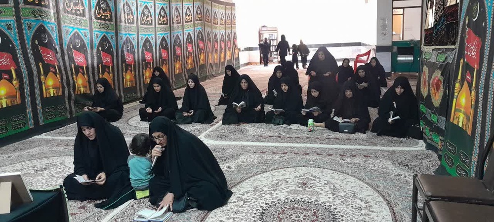 برگزاری مراسم عزاداری حضرت اباعبدالله‌الحسین علیه‌السلام در مدرسه علمیه الزهرا_ پلدختر