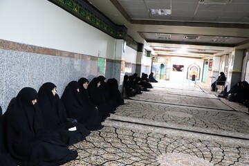 تصاویر/ مراسم عزاداری حسینی کارکنان مرکز مدیریت حوزه‌های علمیه خواهران در دهه اول محرم
