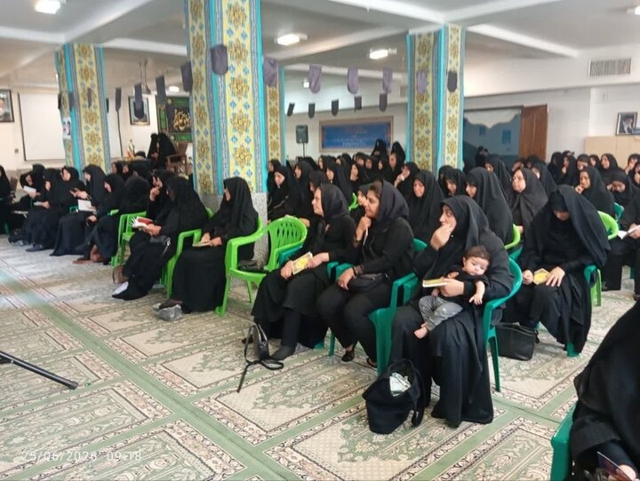 مراسم روز عاشورا در مدرسه علمیه تخصصی حضرت زینب کبری (س) رفسنجان