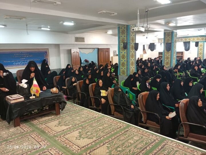 تصاویر/ مراسم روز عاشورا در مدرسه علمیه تخصصی رفسنجان
