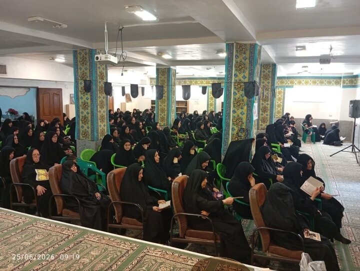 مراسم روز عاشورا در مدرسه علمیه تخصصی حضرت زینب کبری (س) رفسنجان