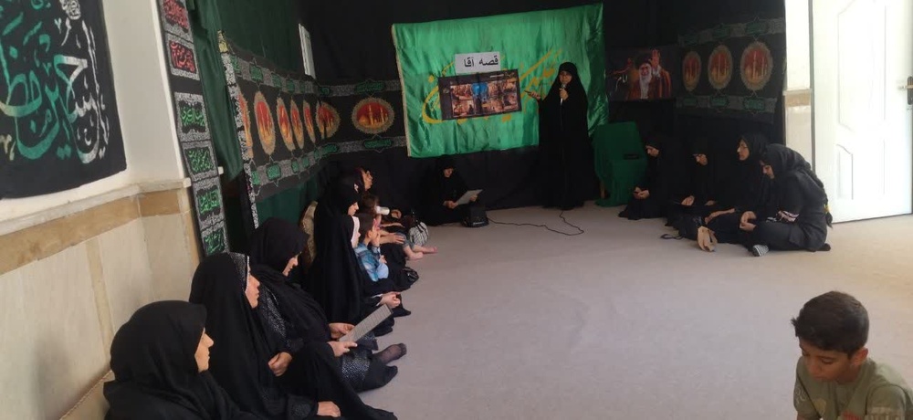 برگزاری مراسم عزاداری حضرت اباعبدالله‌الحسین علیه‌السلام در مدرسه علمیه زینبیه_ خرم‌آباد