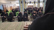 برگزاری مراسم معنوی زیارت عاشورا در مدرسه علمیه تخصصی رفسنجان