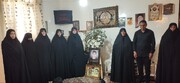 تکریم خانواده‌های معظم شهدا توسط کادر و اساتید مدرسه علمیه شهرستان نورآباد