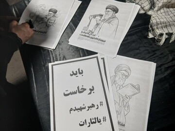 فعالیت طلاب مدرسه علمیه فاطمه‌الزهرا اراک در موکب شهید پاکپور