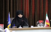 تقدیر مدیر حوزه علمیه خواهران قم از مدارس علمیه استان در مراسم تشییع پیکر رهبر شهید