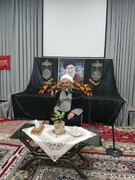 برگزاری مراسم گرامیداشت رهبر شهید انقلاب اسلامی در حوزه علمیه بیجار