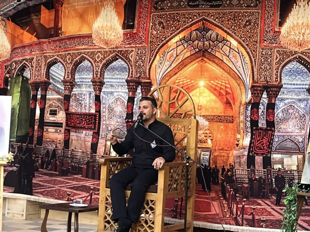 سوگواری ایام ماه صفر در جوار شهید گمنام مدرسه علمیه اردکان